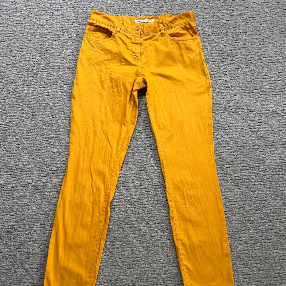 Trina Turk Mustard Yellow Trousers